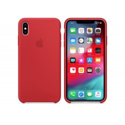 Coque rouge originale pour IPHONE XS MAX (Silicone Case)