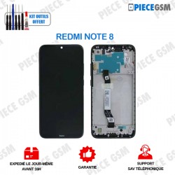 ECRAN + FRAME pour XIAOMI REDMI NOTE 8 NOIR
