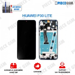 ECRAN + FRAME pour HUAWEI P30 LITE BLEU