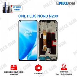 ECRAN + FRAME pour OnePlus Nord N200 Noir