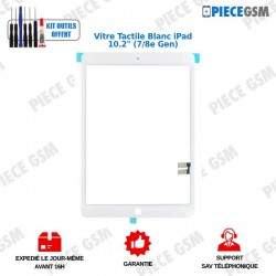 Vitre Tactile Blanc iPad 10.2" (7/8e Gen)