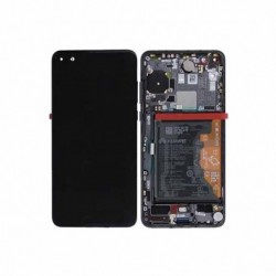 ECRAN + FRAME pour HUAWEI P40 NOIR