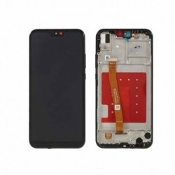 ECRAN + FRAME pour HUAWEI P20 LITE NOIR