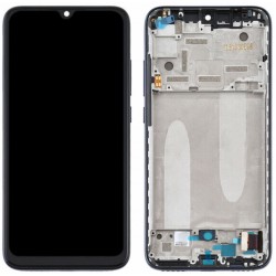 ECRAN + FRAME pour XIAOMI MI A3 BLEU