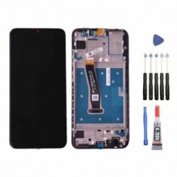 ECRAN + FRAME pour HUAWEI P SMART 2019 NOIR