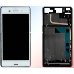 ECRAN + FRAME pour SONY XPERIA Z3 BLANC