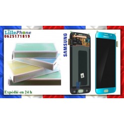 ECRAN original Service Pack pour SAMSUNG GALAXY S6 G920 Bleu Turquoise