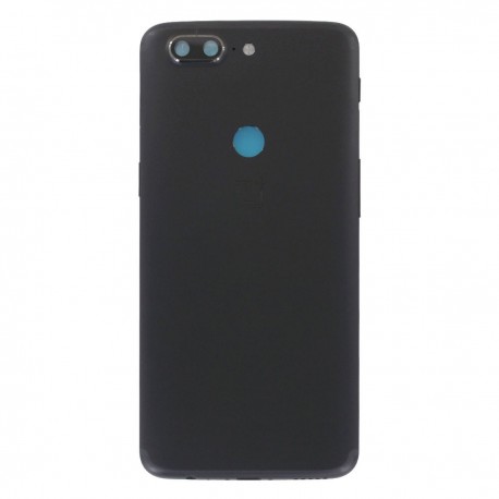 Cache arrière + lentille caméra Noir pour OnePlus 5T