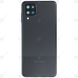 Coque arrière Service Pack Noire pour SAMSUNG GALAXY A12 A125 A127